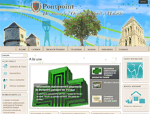 Tablet Screenshot of mairie-pontpoint.fr